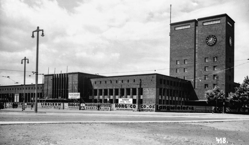 Hauptbahnhof Oberhausen um 1920.