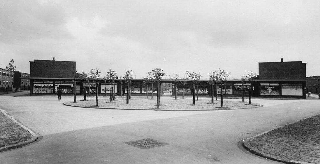 Ratingsee-Siedlung in Duisburg.