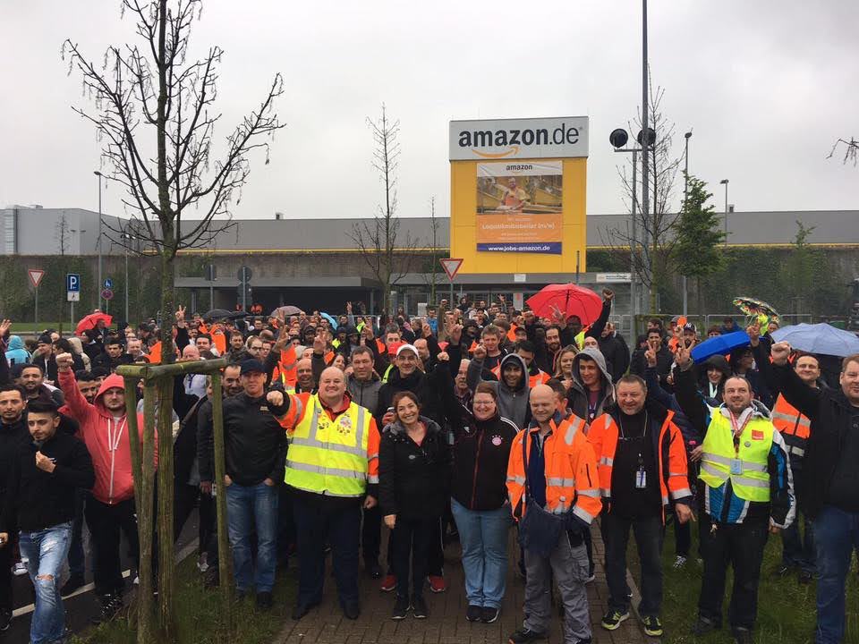 Streik in Rheinberg im Mai 2017.