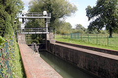 Lippeschleuse Heesen in Hamm.