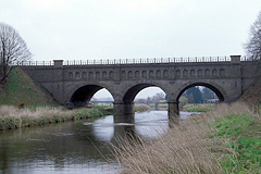 Kanalbrücke über die Stever in Datteln.