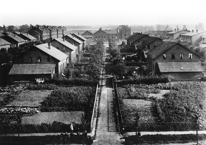 Siedlung Stahlhausen, 1884.