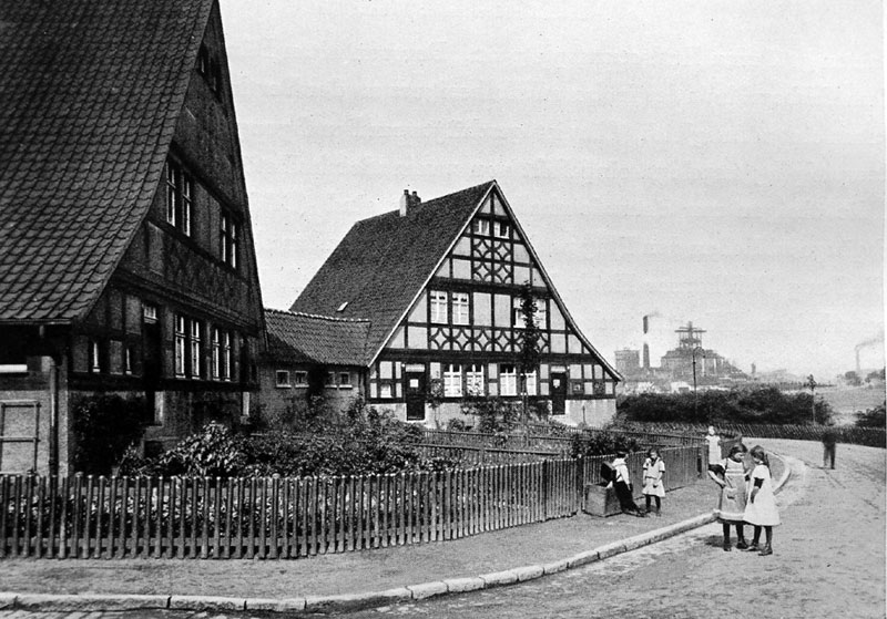 Siedlung Dahlhauser Heide in Bochum, 1910.