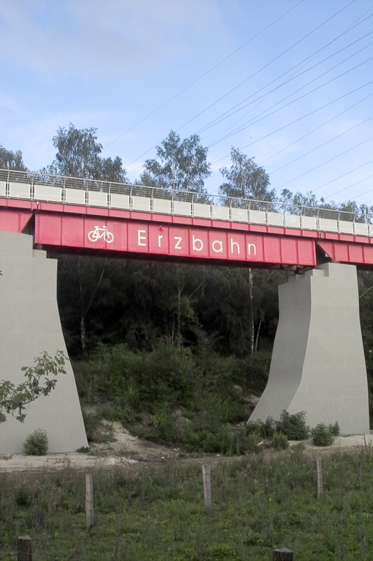 Erzbahnbrücke 9, die so genannte Pfeilerbrücke in Gelsenkirchen.