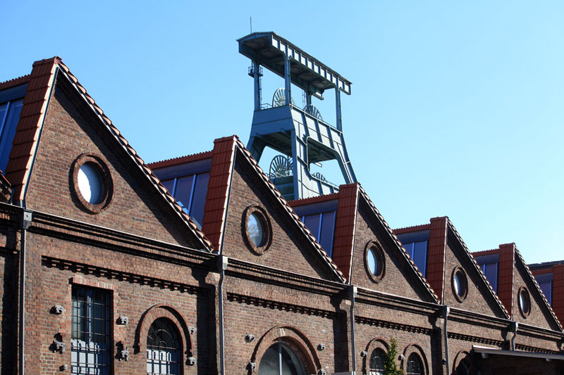 Die Zeche Ewald in Herten ist ein Ankerpunkt auf der Route Industriekultur.