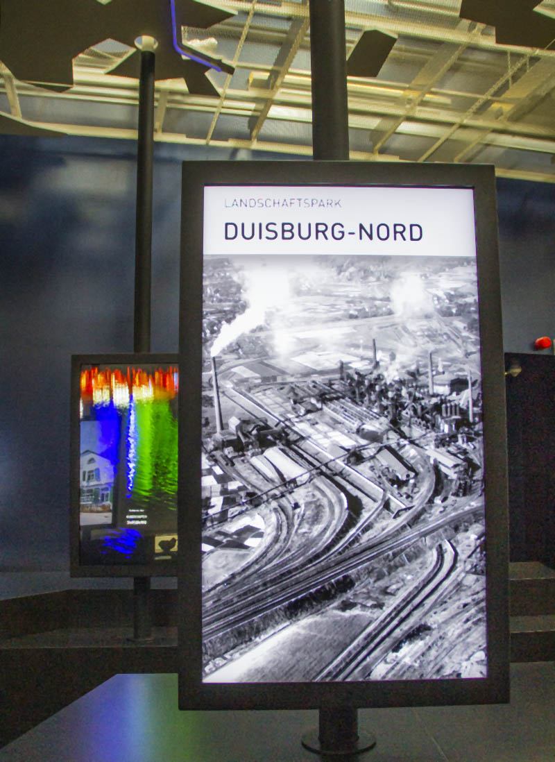 Zu einer multimedial inszenierten Reise durch die Metropole Ruhr bittet das Portal der Industriekultur in der ehemaligen Kohlenwäsche des UNESCO-Welterbes Zollverein in Essen. 